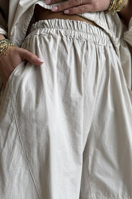 Paloma Classic Barrel Pant Stone